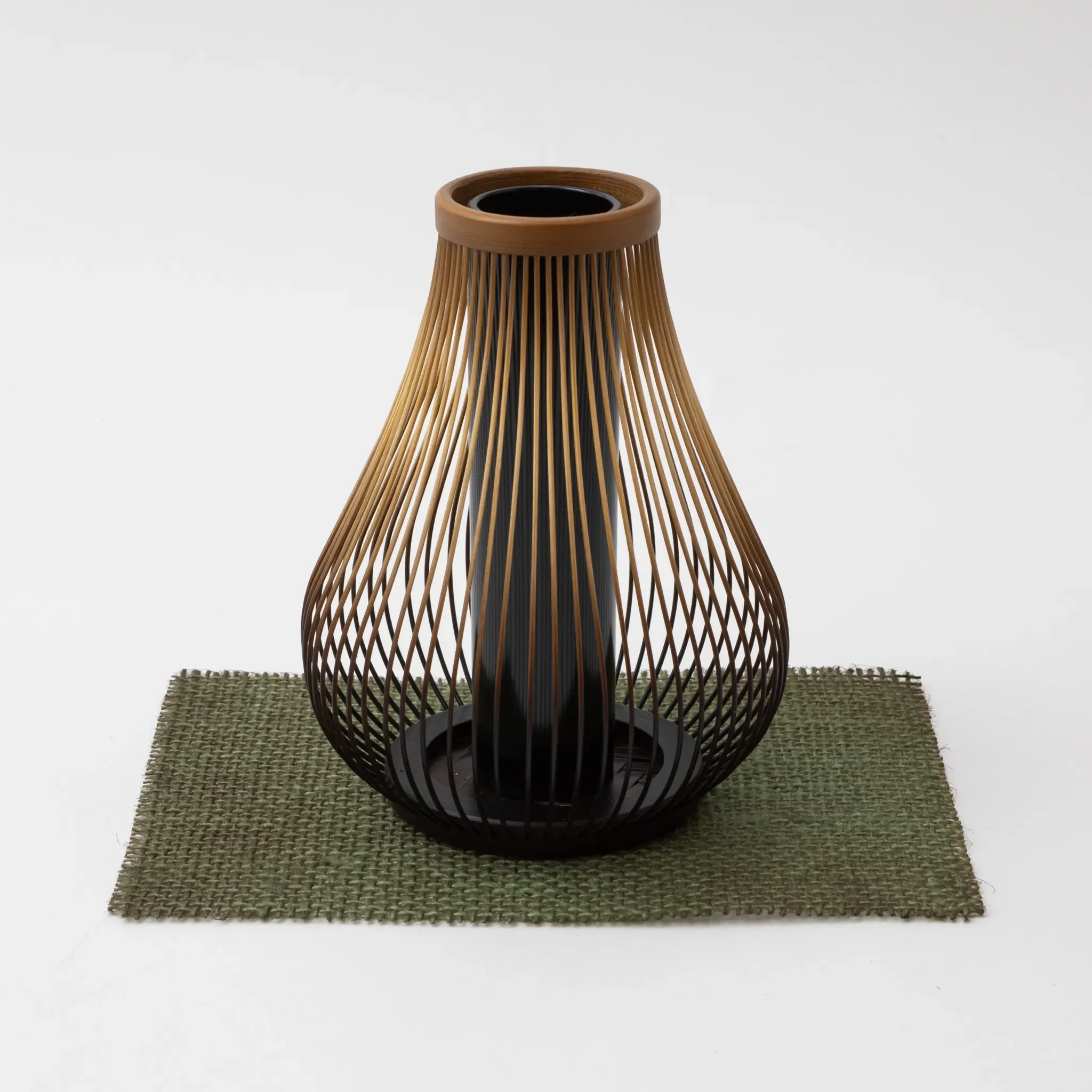 Bamboo Basket Suruga Flower Vase - Image 4