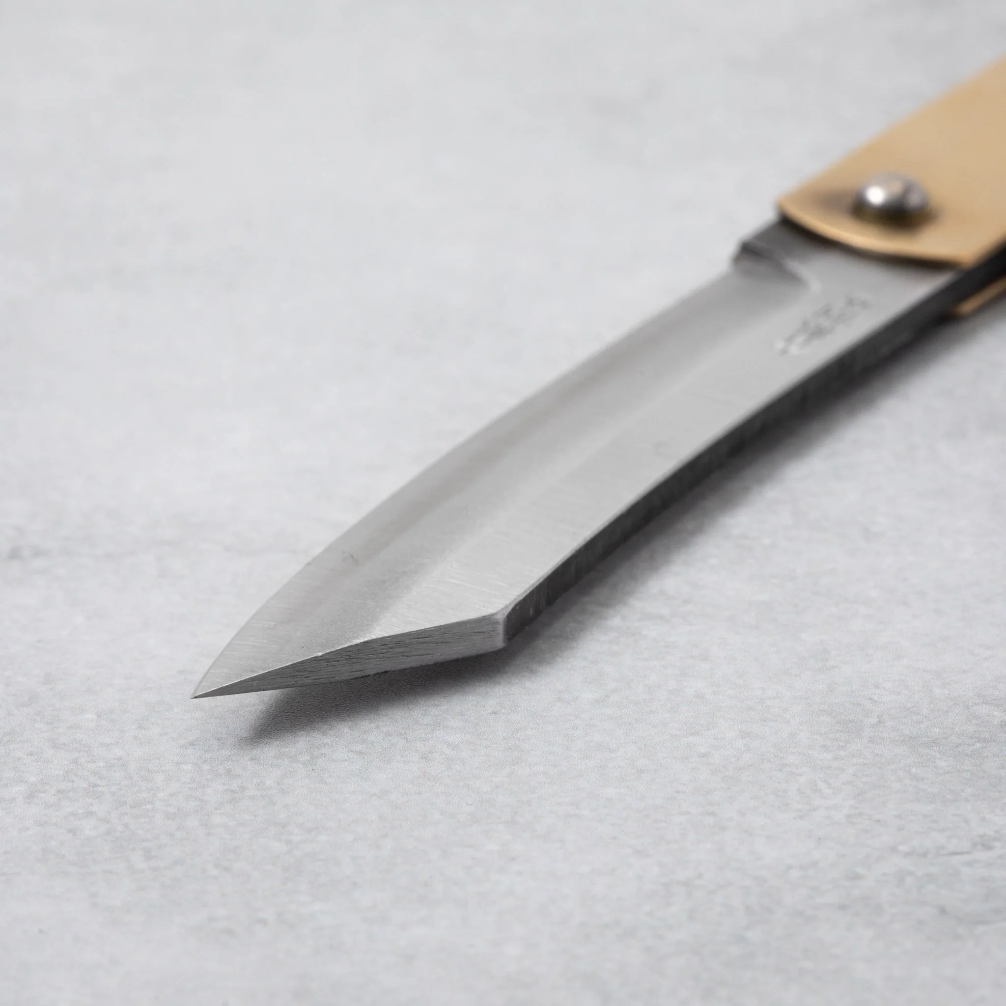 Higonokami Blue Super Steel Clad Extra-Large Folding Knife - Image 3