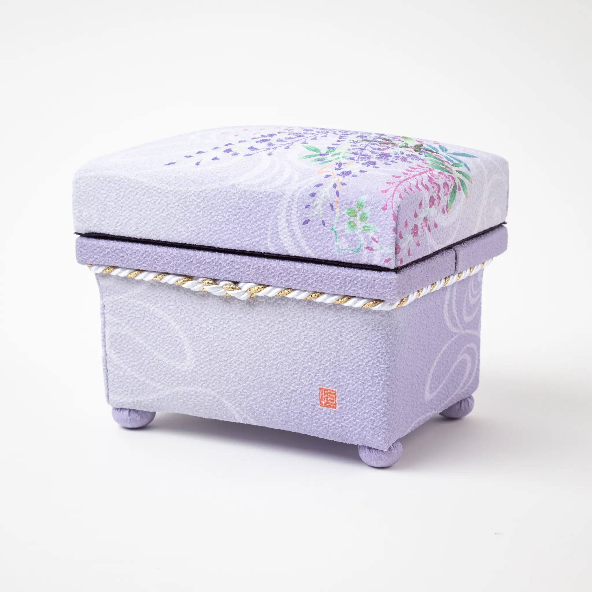 Kaga Yuzen Wisteria Accessory Box - Image 6