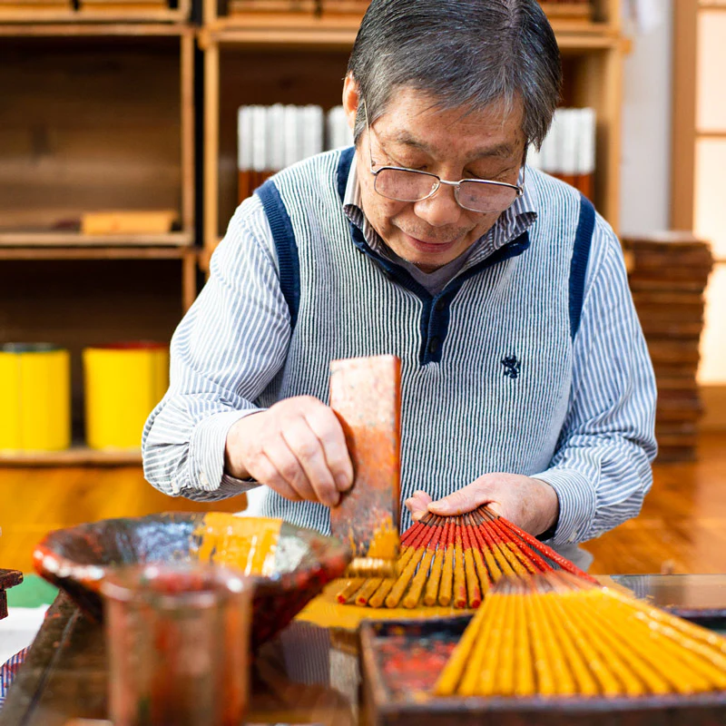 Kanishiki Wakasa Lacquer Chopsticks and Paulownia Gift Box - Image 5