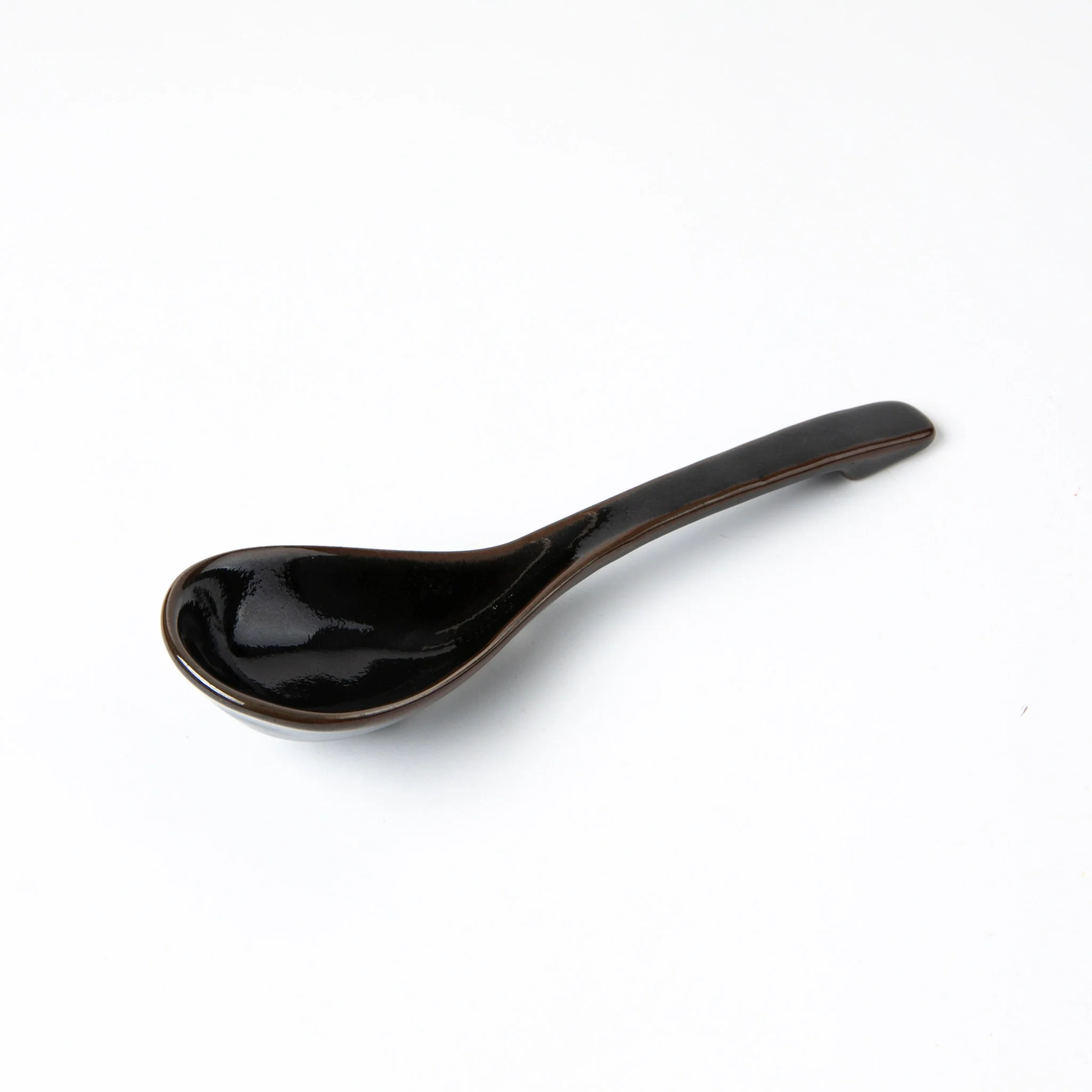 Mino Ware Rokubei Black Crystal Noodle Bowl Set - Image 5