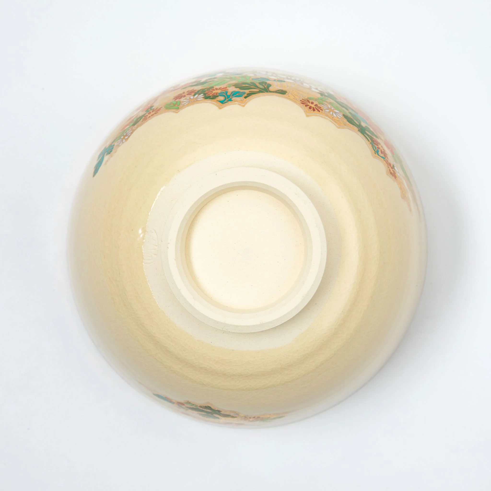 Satsuma Matcha Bowl Chrysanthemum by Eiko Miyaji - Image 4