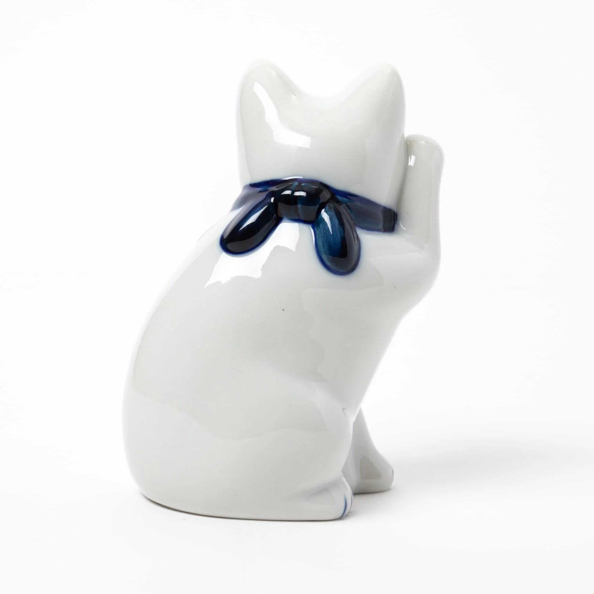 Seto Sometsuke Yokosuwari Maneki Neko - Image 4