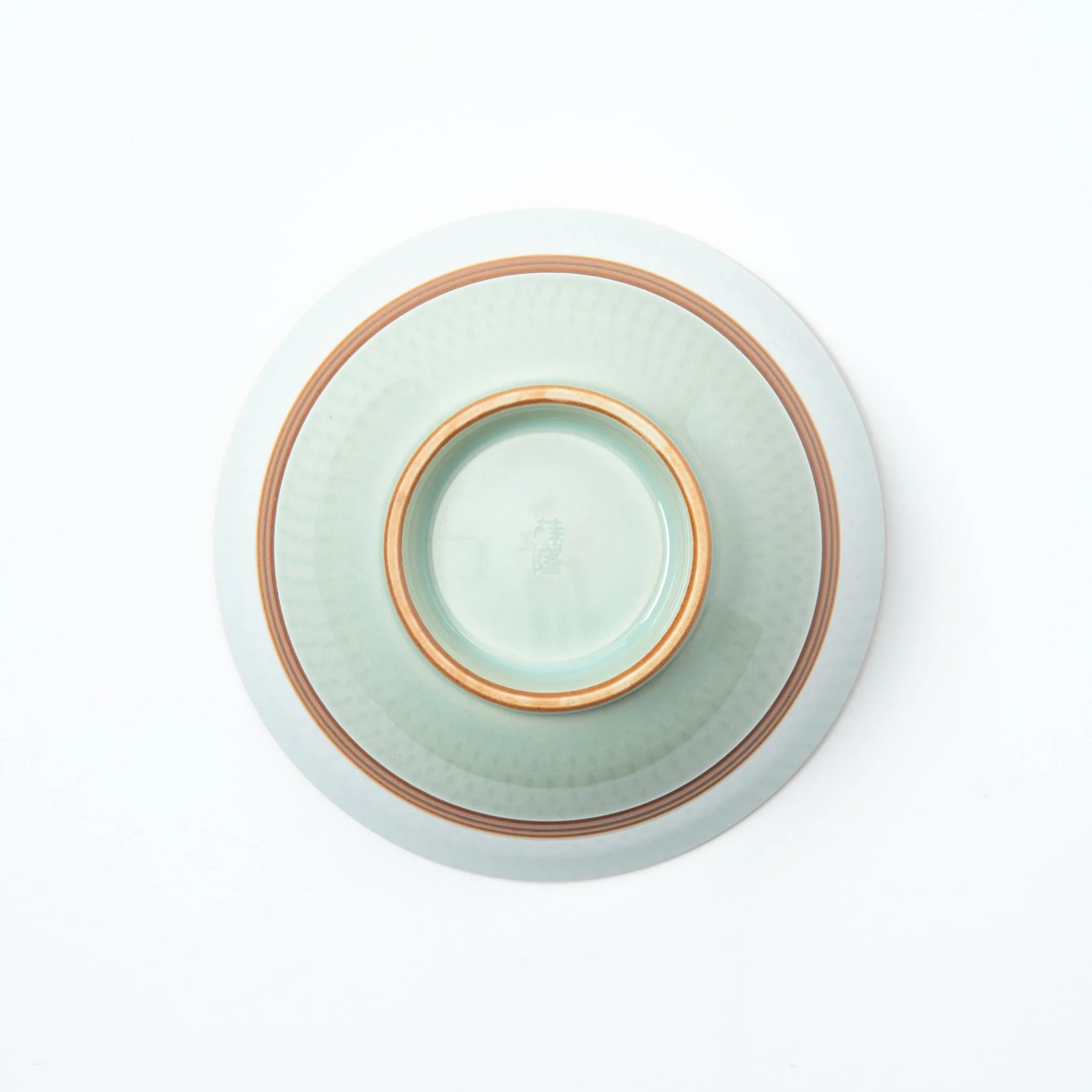 Kakewake Tobikanna Blue Glaze Porcelain Bowl - Image 3