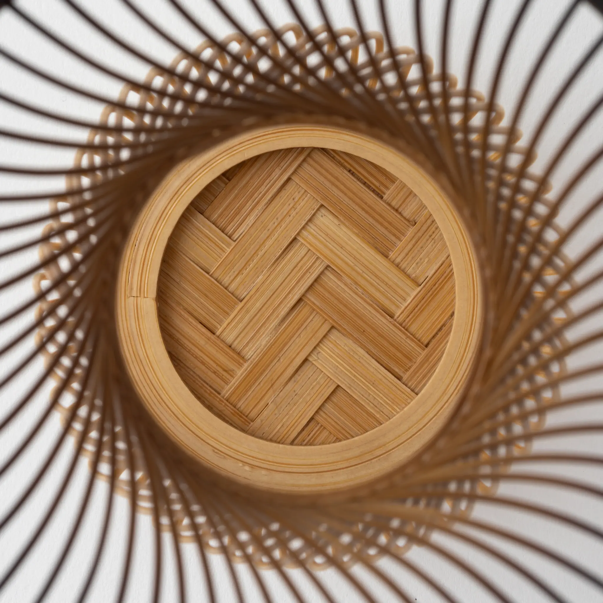 Bamboo Basket Yamaboshi Flower Vase - Image 4