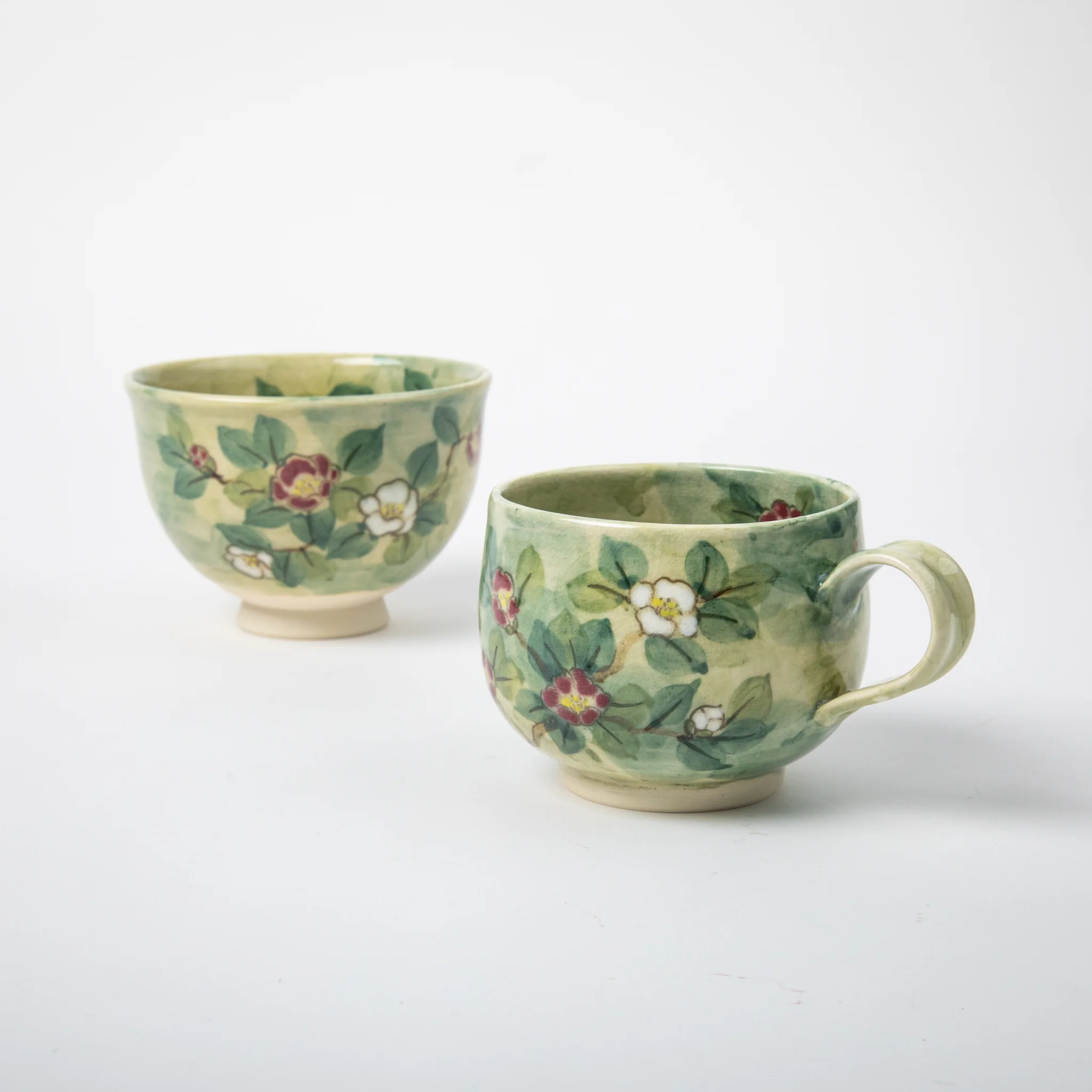 Yabu Camellia Café au Lait Mug - Image 4